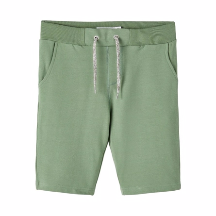 NAME IT Sweat Shorts Honk Hedge Green