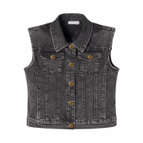 NAME IT Denim Vest Batilo Medium Grey