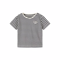 NAME IT Stribet Tee Fai Dark Navy