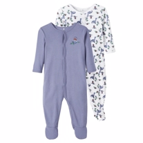 NAME IT 2-Pak ØKO Natdragter Dino Wild Wind (Med Fødder)