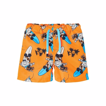 NAME IT Mickey Mouse Badeshorts Malak Orange