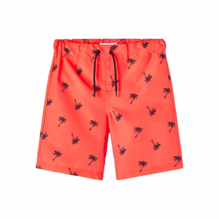 NAME IT Badeshorts Zokol Hot Coral