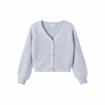 NAME IT Strik Cardigan Valea Heather