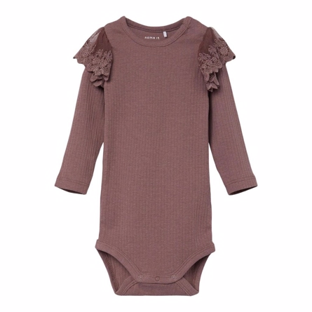 NAME IT Modal Body Dyline Rose Taupe