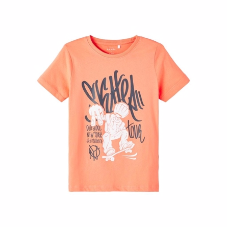 Billede af NAME IT Tee Victor Peach Echo