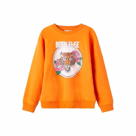 NAME IT Sweatshirt Debby Mandarin Orange