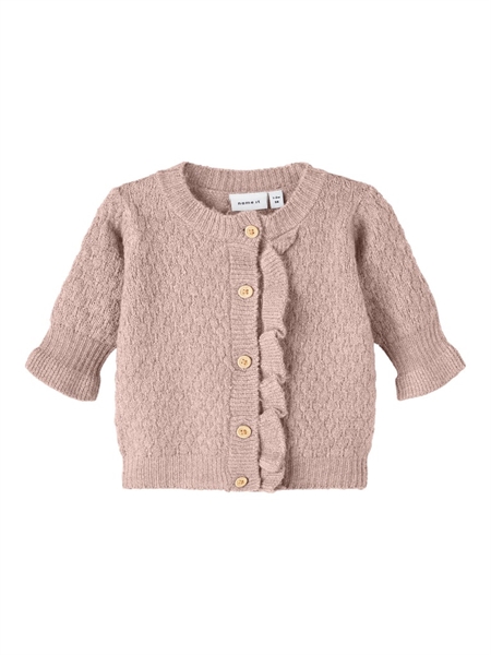 NAME IT Flæse Cardigan Tofemme Rose Smoke