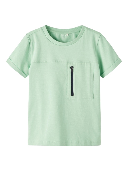 NAME IT T-shirt Med Lomme Jeso Hemlock