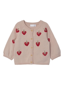 NAME IT Jordbær Cardigan Juna Rose Smoke