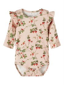 NAME IT Jordbær Body Jascha Rose Smoke