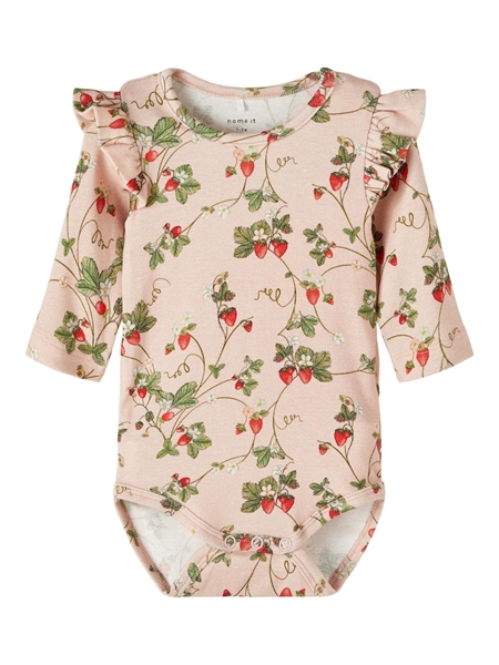 NAME IT Jordbær Body Jascha Rose Smoke