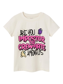 NAME IT Among Us T-shirt Jojora White Alyssum