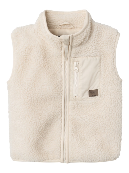 8: NAME IT Teddy Vest Magot Whitecap Gray