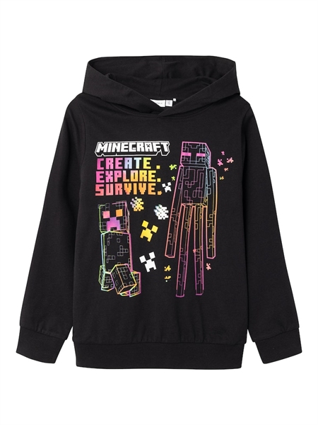 NAME IT Minecraft Sweatshirt Jiz Black