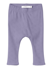 NAME IT Hulmønster Leggings Tyane Heirloom Lilac