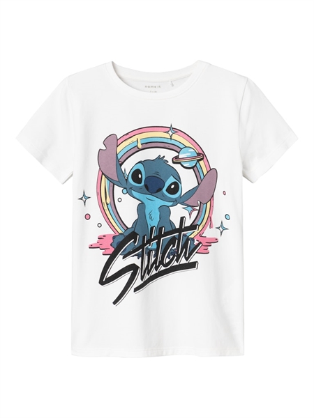 NAME IT Stitch T-shirt Dasa Bright White