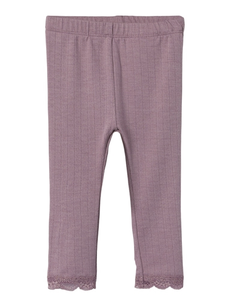 NAME IT Leggings Timian Elderberry billede