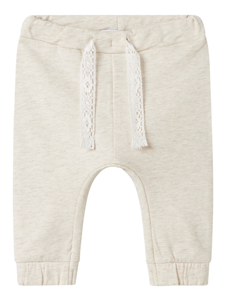 NAME IT Lette Sweatpants Hush Peyote Melange