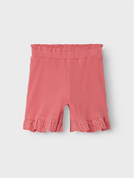 NAME IT Rib Shorts Halina Spiced Coral