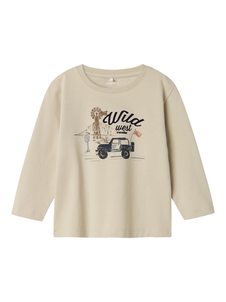 NAME IT Langærmet Bluse Hako Peyote
