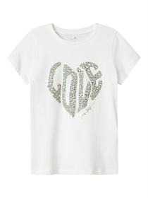 NAME IT T-shirt Hillip Bright White