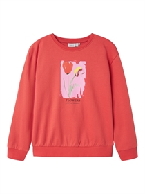 NAME IT Magisk Sweatshirt Fatima Spiced Coral