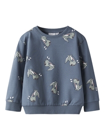 NAME IT Sweatshirt Vermo Blue Mirage Dino Surf