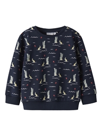 NAME IT Sweatshirt Vermo Navy Blazer Fish Alligator