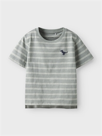 NAME IT T-Shirt Voby Whitecap Gray Slate Gray
