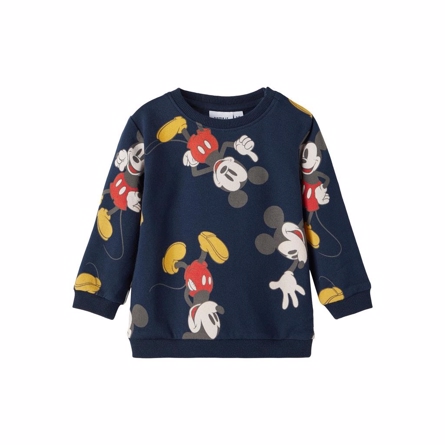 NAME IT Mickey Mouse Sweatshirt Jarel Dark Sapphire