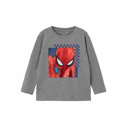 NAME IT Spiderman Bluse Dallas Grey