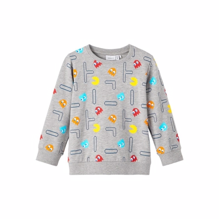 NAME IT Pacman Sweatshirt Jovi Grey