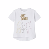 NAME IT Just Dance Tee Donna Bright White