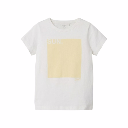 NAME IT Tee Tigne White Sunday