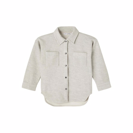 NAME IT Overshirt Titran Grey Melange