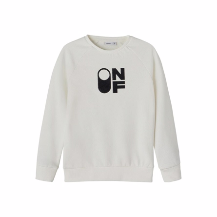 NAME IT Sweatshirt Berlo White Alyssum