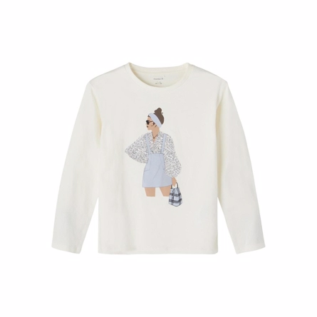 Billede af NAME IT Glimmer Bluse Bejle White Alyssum