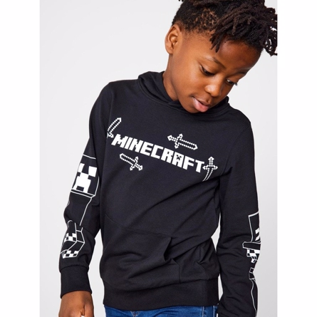 NAME IT Minecraft Hoodie Jari Black