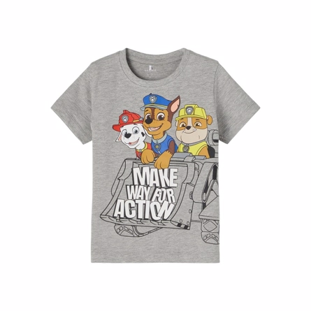 NAME IT Paw Patrol Tee Massimo Grey Melange