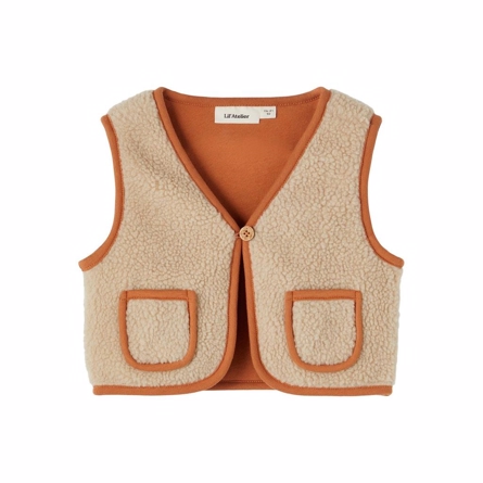 LIL ATELIER Sherpa Vest Dono Bran