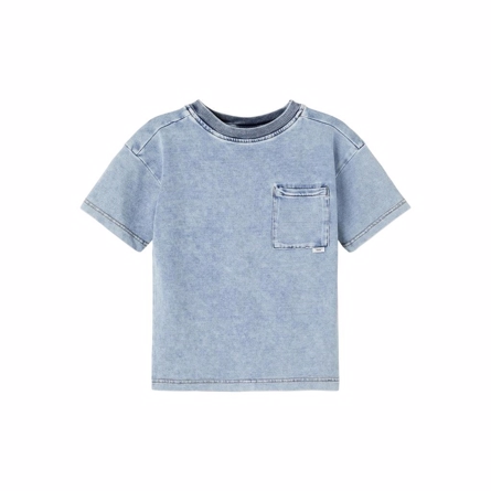 NAME IT Oversized Denim Tee Truebo Blue