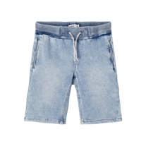 NAME IT Sweat Denim Shorts Ryan Light Blue