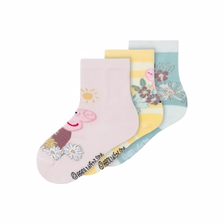 Name It 3-pak Gurli Gris Strømper Mayken Lemon