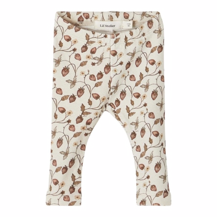 LIL ATELIER Modal Leggings Gaya Turtledove