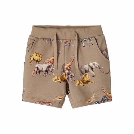 NAME IT Sweat Shorts Helmer Weathered Teak