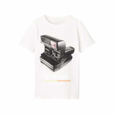 Billede af NAME IT Retro Tee Marcas White Alyssum