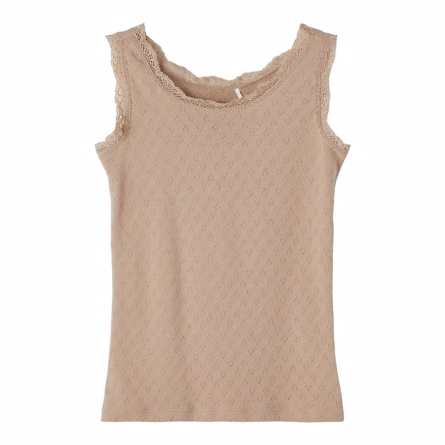 NAME IT Blonde Tanktop Jacce Mocha Meringue