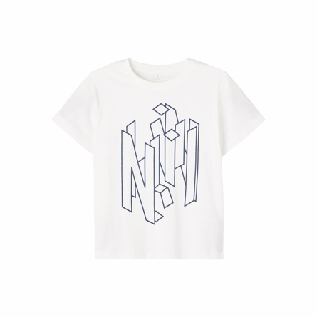 Name It Jogo Tee - White Alyssum