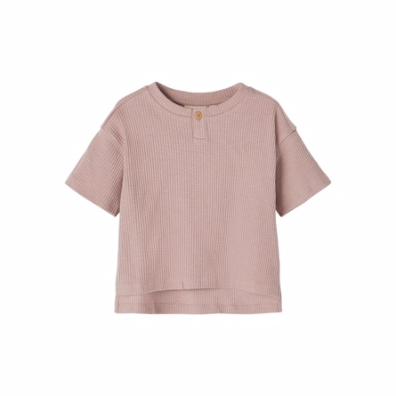 LIL ATELIER Rib Tee Rajo Bark