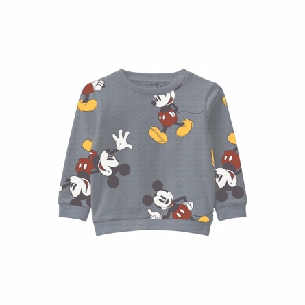 NAME IT Mickey Mouse Sweatshirt Jarel Grey